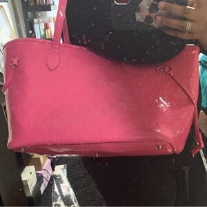 Glass pink tote